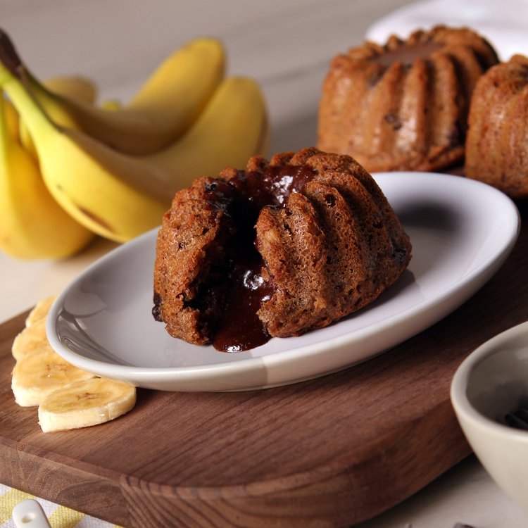 Banana Chocolate Lava Cake